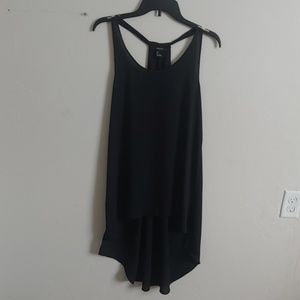 Long, mesh racerback dress